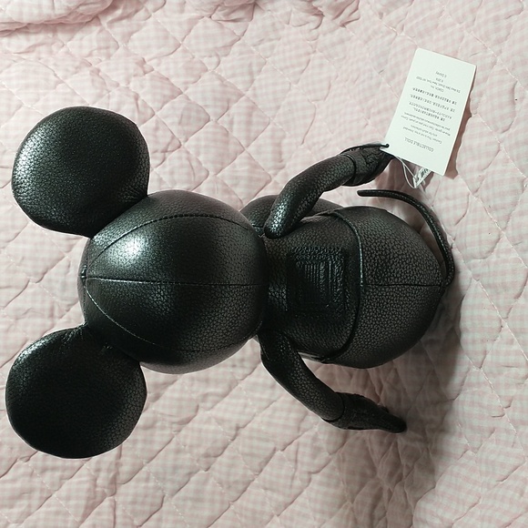 Disney x Coach Black Leather Mickey Mouse Doll - Picture 4 of 8
